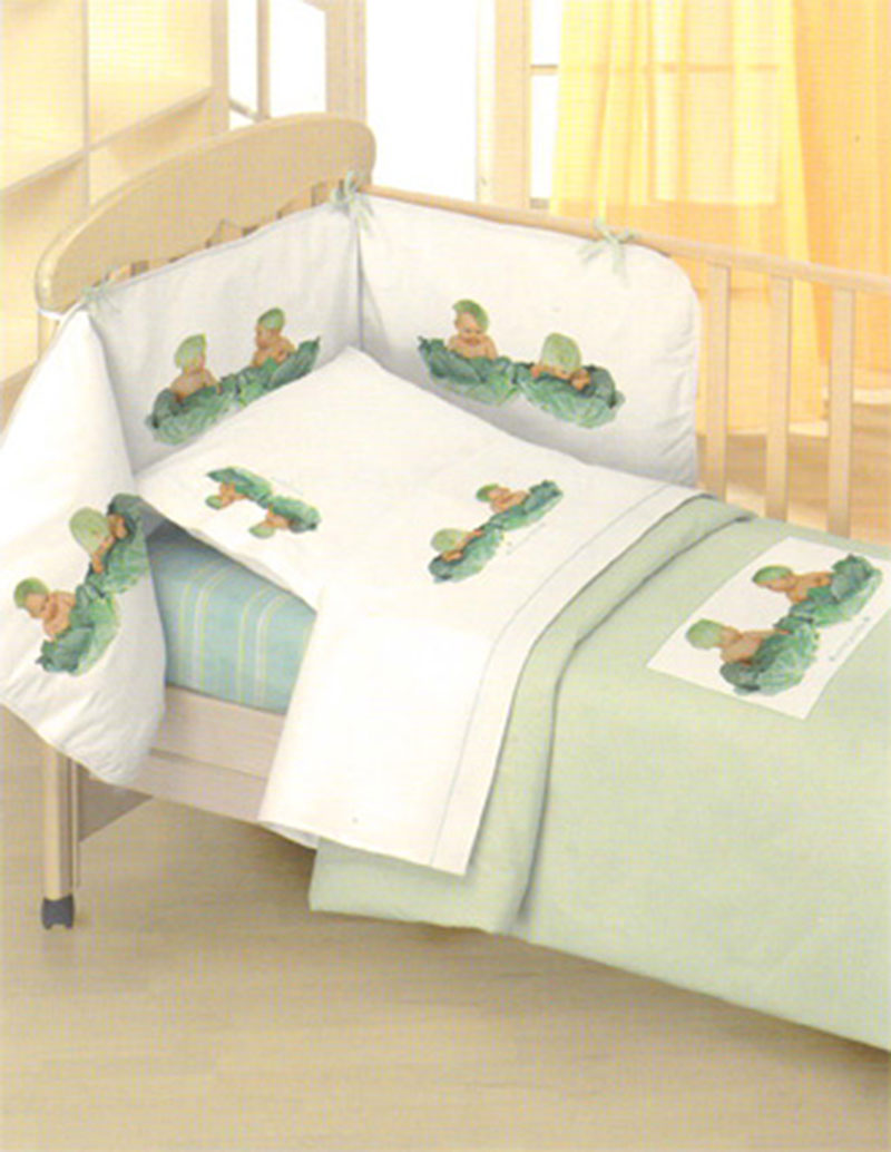 Lenzuola Geddes completo lenzuola per lettino geddes quot cabbage quot Lenzuola Geddes completo lenzuola per lettino geddes quot cabbage quot