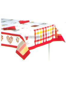 Servizi da tavola, tovaglie con tovaglioli, biancheria da cucina Servizi da tavola, tovaglie con tovaglioli, biancheria da cucina