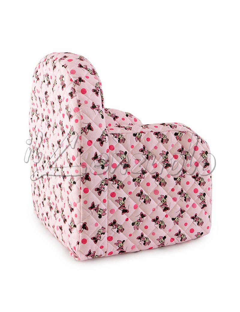 POLTRONA SEDIA POLTRONCINA DISNEY MINNIE ROSA CAMERA CAMERETTA BAMBINA