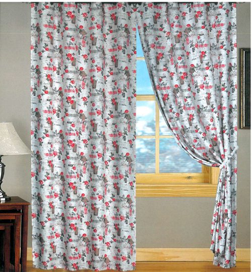 Tenda a pannello ROSE cm 140x270 pronta per essere appesa