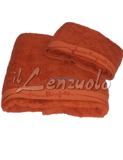Asciugamani spugna set 1+1 Laura Biagiotti Firma - immagine 2