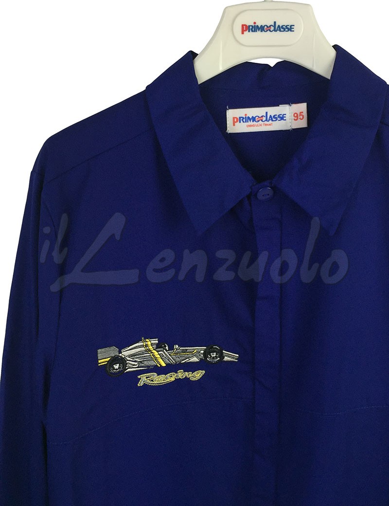Grembiule Bambino Scuola Zip Game Blu 12 Anni SIGGI - 33GR4244/0001BL-12A