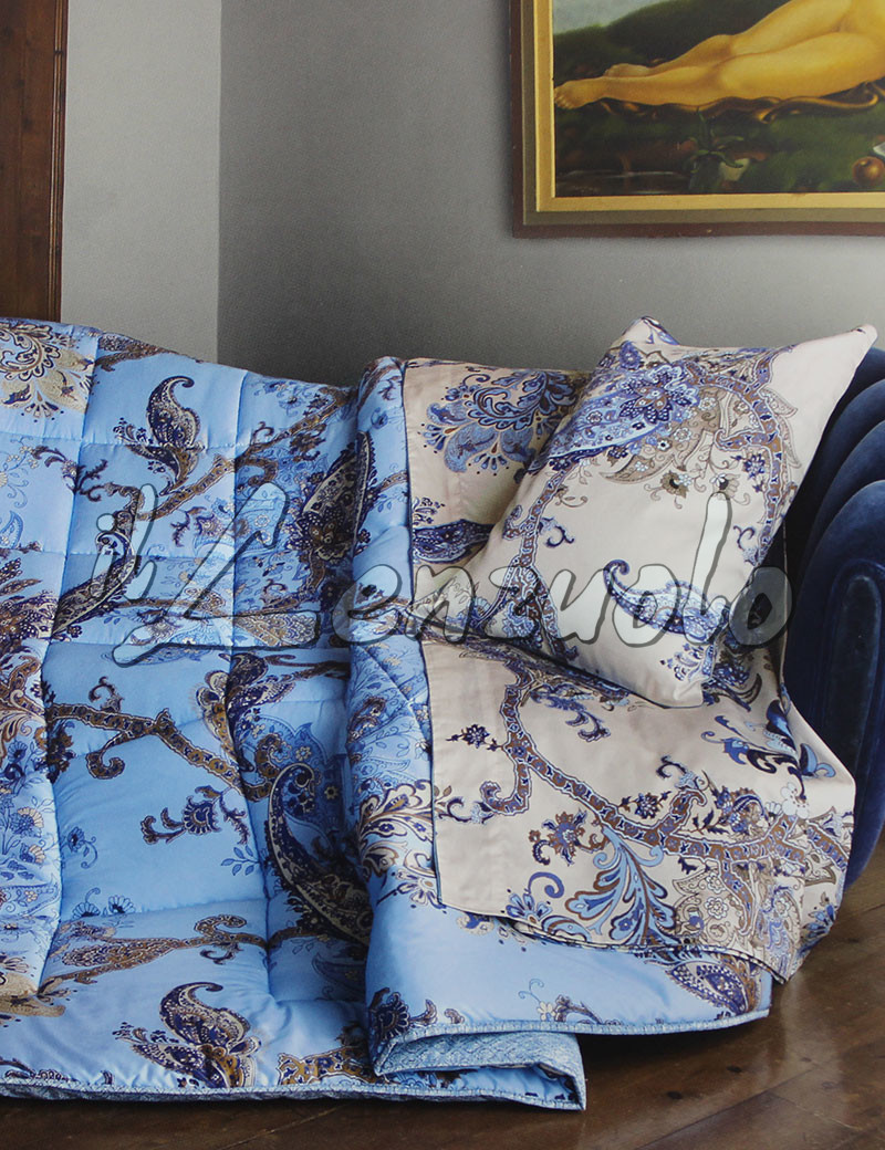 COMPLETO Lenzuola LENZUOLO Sfumato MODERNO RIO ARANCIO In Puro Cotone