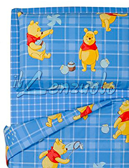 motivo: Winnie the Pooh-stelle Julius Zöllner 100 x 135 cm e 40 x 60 cm weiß Bianco Biancheria per lettino 
