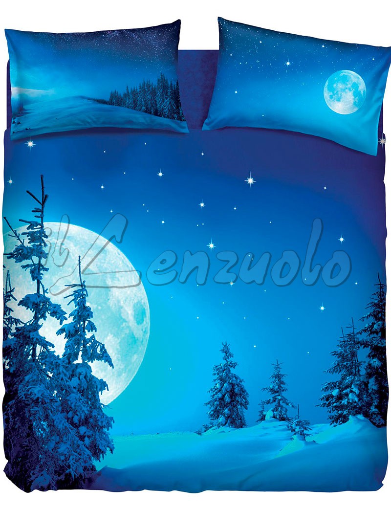 Copripiumino Singolo Cotone.Copripiumino Singolo Bassetti Full Moon In Puro Cotone