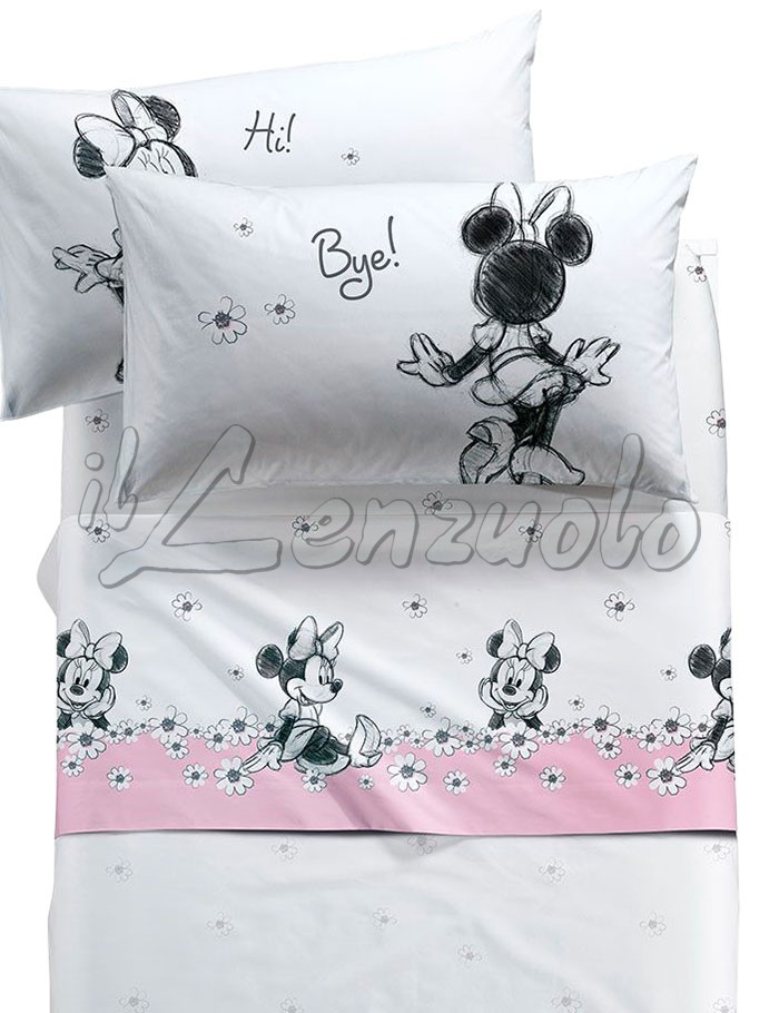 Lenzuola Matrimoniali Minnie