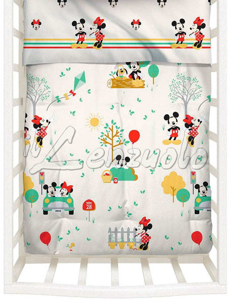 Trapunta con paracolpi Disney MINNIE & MICKEY by Caleffi