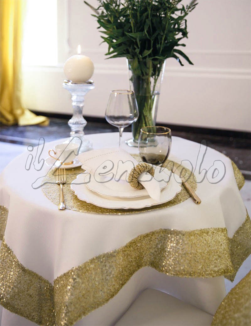 Centrotavola Natalizi Eleganti.Centrotavola Shiny In Panama Con Paillettes By Preziosa