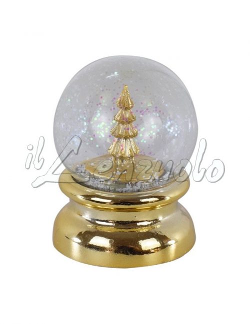 palla-neve-natale-albero-oro