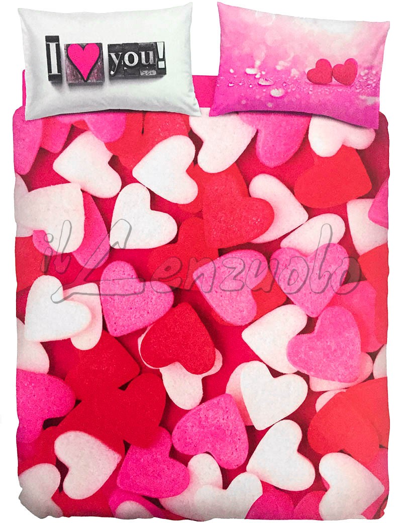 Lenzuola Matrimoniali San Valentino.Lenzuola Bassetti Copriletto Matrimoniale Candies