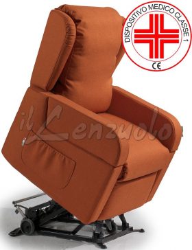 Poltrona relax reclinabile elettrica alzapersona Flora Baldiflex