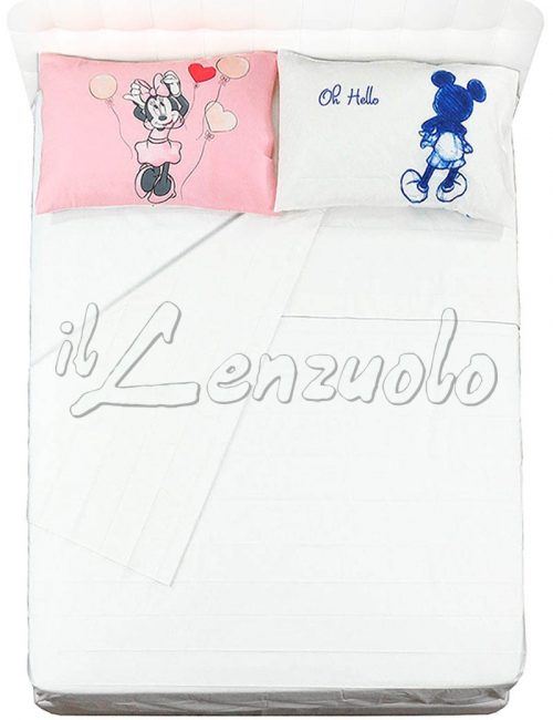 lenzuola-matrimoniali-disney-minnie-&-mickey-bianco-dettaglio-caleffi