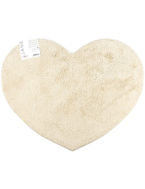 Tappeto bagno a forma di cuore JANE antiscivolo by Zambaiti - immagine 2