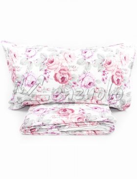 Lenzuola matrimoniali in flanella ROSA SEND By White Home