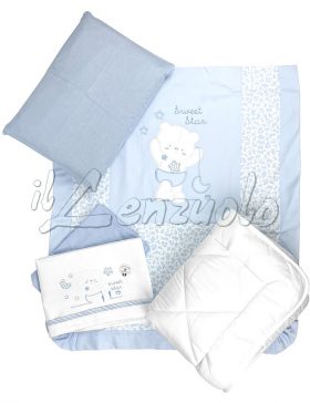 Copertina coperta culla passeggino neonato in piquet di puro cotone. C041