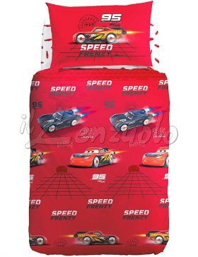 Copripiumino singolo Disney CARS FRENZY di Caleffi