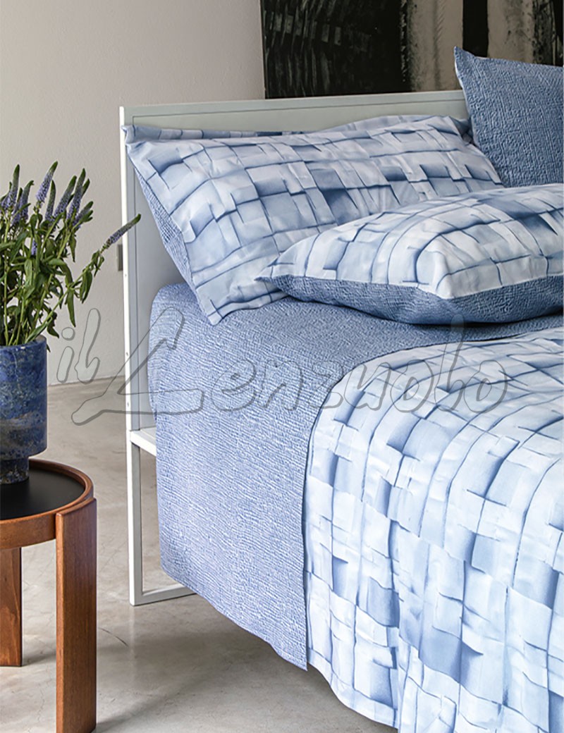 Lenzuola Raso Di Cotone Completo Lenzuola Matrimoniali Raso Di Cotone "Tea" - Vanità Corredi Set Lenzuola Tortora