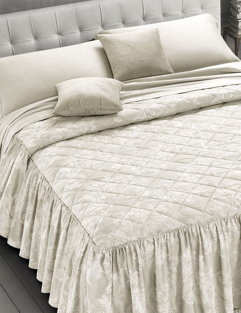 Couette Légère D'été 260x260 Cm - Trapuntino Fusion, 100% Coton, Rembourrage Fibre Siliconée, Fabriqué En Italie