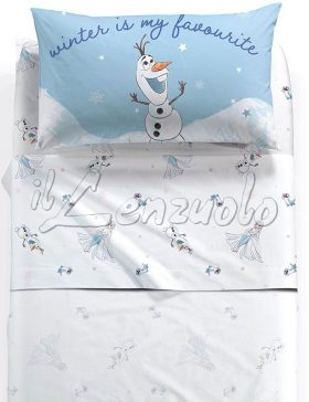 Lenzuola singole Disney FROZEN WINTER by Caleffi