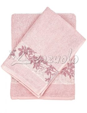 Asciugamani bagno jacquard set TOPAZIO Coppia 1+1