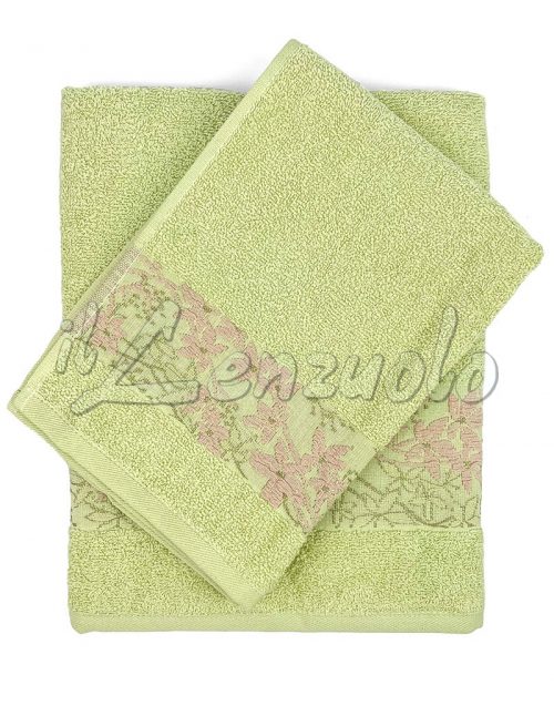 Asciugamani bagno jacquard set TOPAZIO Coppia 1+1