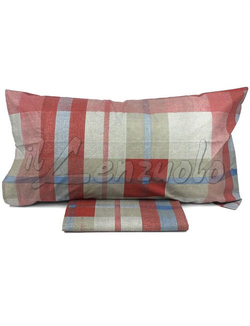 lenzuola-una-piazza-e-mezza-white-home-tartan-rosso