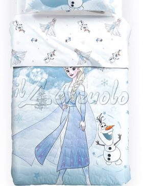 Copriletto singolo Disney FROZEN WINTER - trapuntino estivo