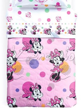 Copriletto singolo Disney MINNIE ALLEGRA - Trapuntino estivo