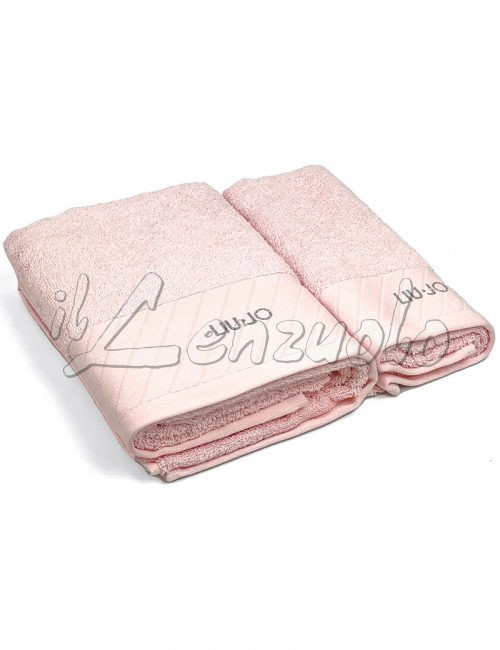 asciugamani-liu-jo-glitter-rosa