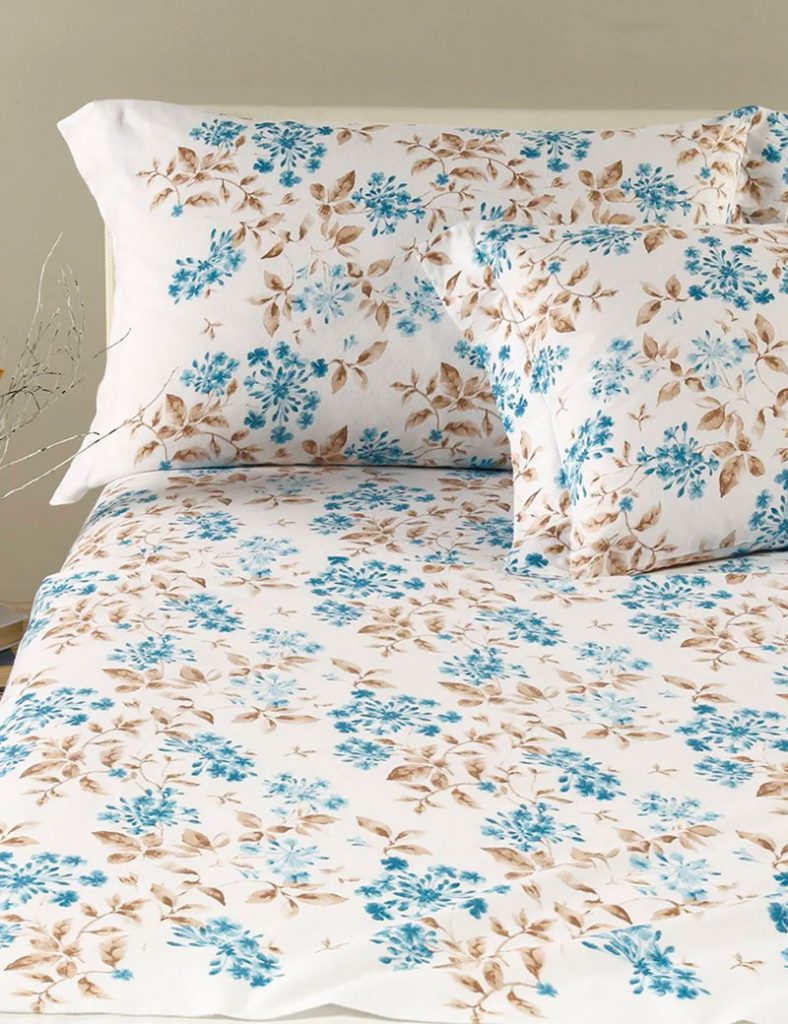 Kinzler Set Biancheria Da Letto Matrimoniale - Cotone Certificato Ökotex - Copripiumino 155x220 + Federa 80x80 Cm Con Cerniera