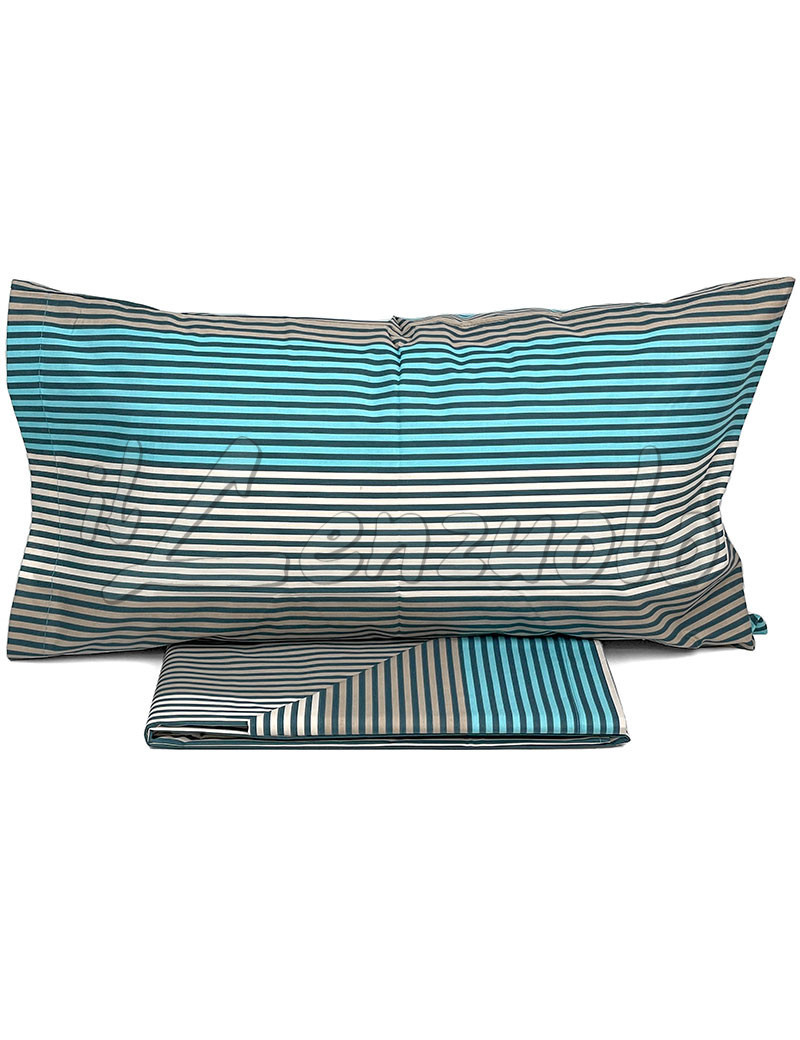 Lenzuola matrimoniali in percalle STRIPES by White Home