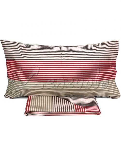 lenzuola-matrimoniali-in-percalle-white-home-stripes-rosso