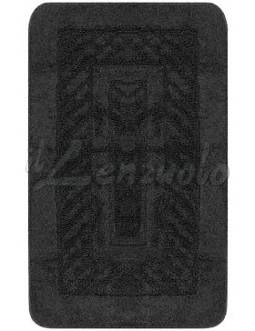 Tappeto bagno jacquard in cotone CARRE' di Gabel