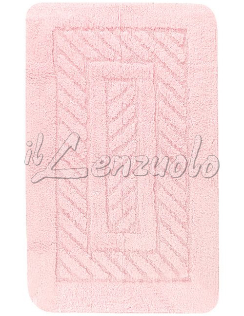 Tappeto bagno jacquard in cotone CARRE' di Gabel