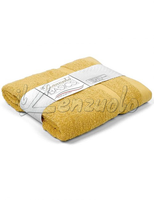 asciugamani-il-lenzuolo-basics-giallo-ocra