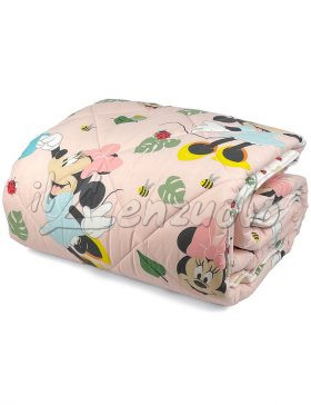 COMPLETO LETTINO CULLA MINNIE DISNEY 5 PEZZI FEDERA LENZUOLA PIUMINO  PARACOLPI - CL0333WD