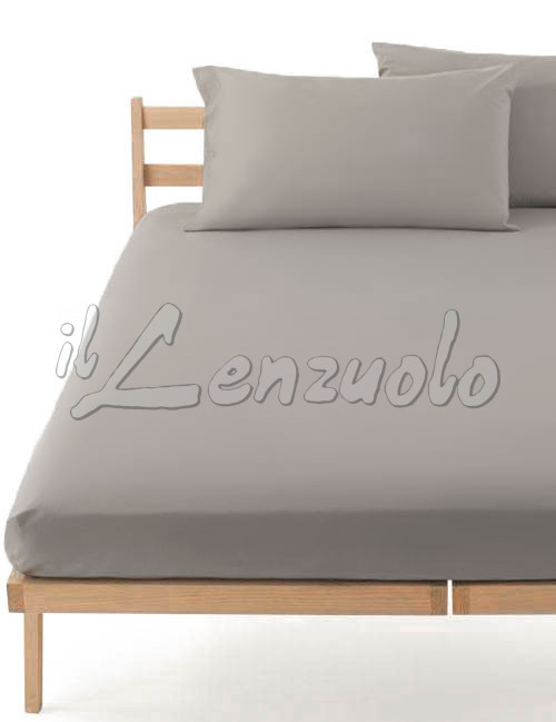 Lenzuolo con angoli Flanella Premium antracite 140 x 200/210