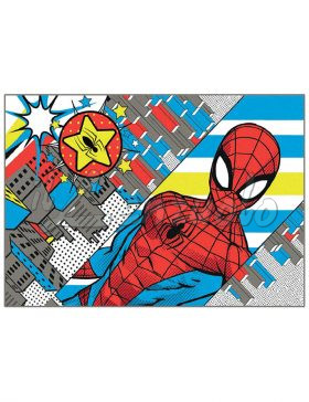 Tappeto cameretta bambini Marvel SPIDERMAN CITY cm 80x120
