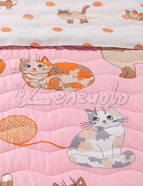 copriletto-caleffi-kids-gattini-rosa-dettaglio