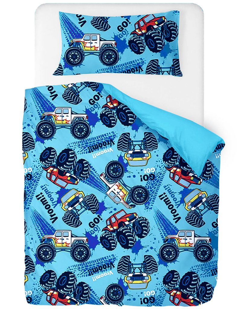 NÄSSELKLOCKA Copripiumino E 2 Federe, Grigio Scuro-verde/fantasia - Foto 10