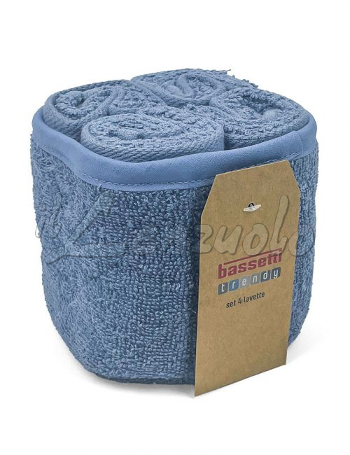 Lavette in spugna set 4 pezzi con cestino POP CORN