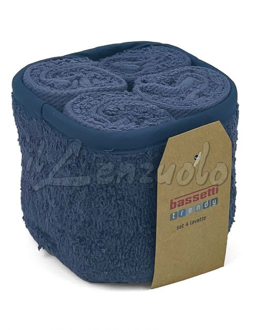 Lavette in spugna set 4 pezzi con cestino POP CORN
