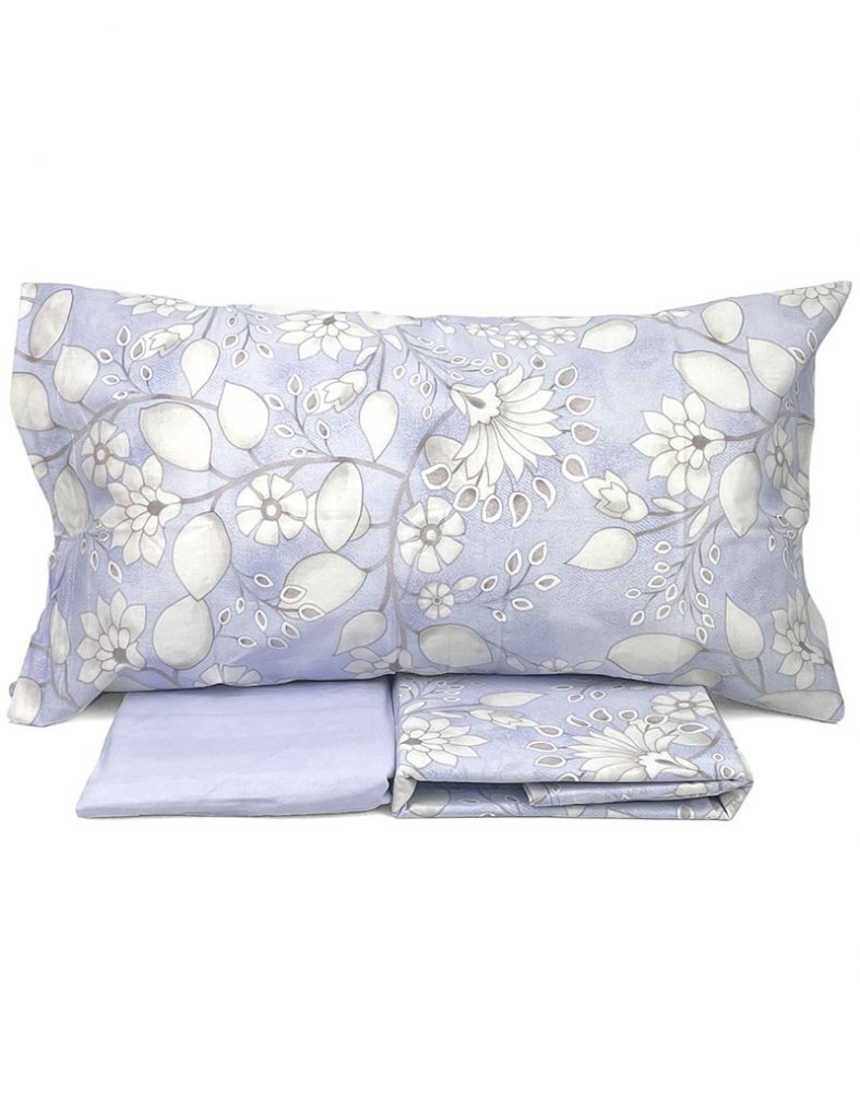 Set Lenzuola 1 Piazza E Mezza 3 Pezzi - Microfibra OEKO-TEX, Grigio, Antipiega - Foto 4