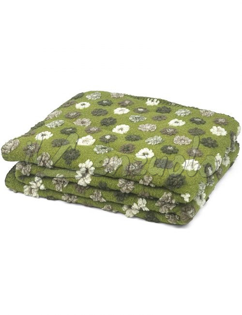 Plaid coperta in lana cotta cm 150x170 MARGHERITE
