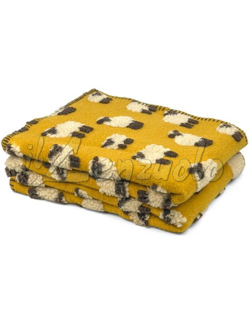 plaid-lana-cotta-pecorelle-senape