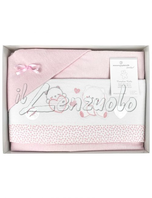 lenzuola-culla-flanella-baby-bear-nazareno-gabrielli-rosa