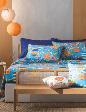BOLINLIVING Set Copripiumino Matrimoniale In Microfibra Con Cerniera E 4 Laccetti, Morbido E Facile Da Lavare