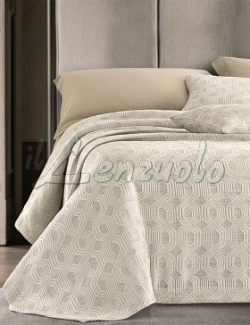 Copriletto matrimoniale estivo jacquard CARINA di Ferrari
