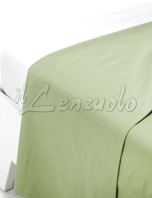 lenzuolo-superiore-puro-cotone-il-lenzuolo-baiscs-verde