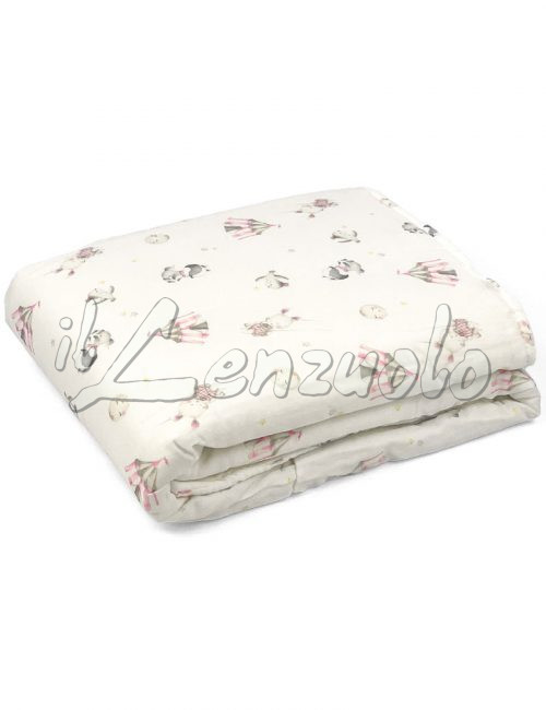 Coperta per culla in fibra di bambù imbottita CIRCO by Ellepi